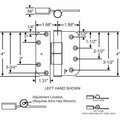 Strybuc HINGE ADJUSTABLE SET LH 857-10398